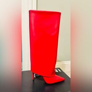 Red Home Accent Decorative Pillow Cover - Unbranded